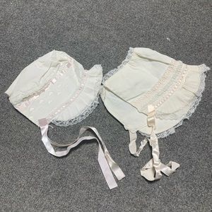 Baby Girl Bonnet Set